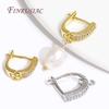 18K Real Gold Plated Basic Earwires Fasteners Earring Hooks Shvenzy Accessories For DIY Fashion Women Earrings Making Findings