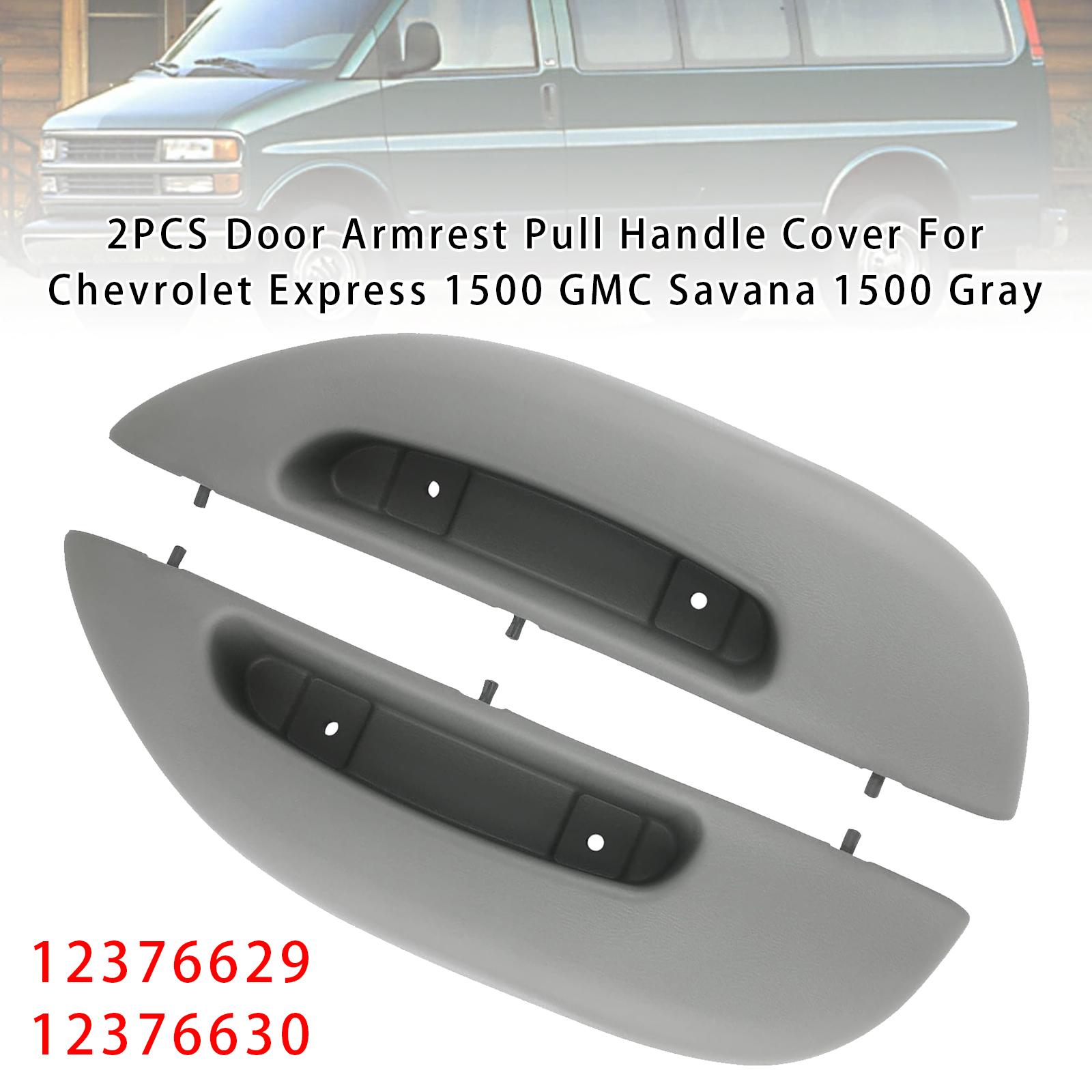 

2PCS Door Armrest Pull Handle Cover For Chevrolet Express 1500 GMC Savana 1500