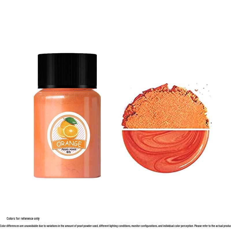 Mermaid Slime & Epoxy Mica Powder - 30 Colors Pearlescent Crystal Clay in Large Bottle