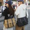 Retro Messenger Bag Large Capacity Cycling Messenger Bag Men's Lazy Style Canvas Bag Commuter Casual Shoulder Bag