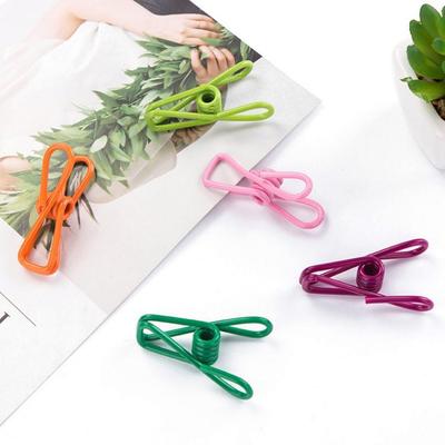 Windproof Non-Slip Colored Stainless Steel Clothespins: Multifunctional Clips for Curtains and Clothes