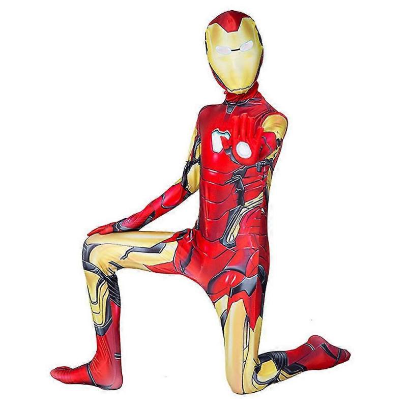 Marvel Avengers Iron Man Costume Adult Superhero Cosplay Costumes Halloween Dress Up Jumpsuit
