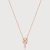 METROCITY JEWELRY Tuberare Rose Silver Necklace A201SN9102RPA