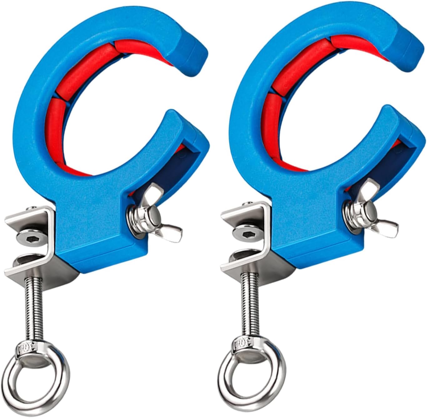 

Cable Tray Pulley Roller Cable Laying Roller Helper Adjustable Clamp Pulley for Efficient Wire Guide Fixation Auxiliary Tool 2pcs Blue
