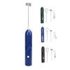 Rechargeable Milk Frother Handheld Milk Frother Wand With 2 Whisk Attachments Electric Whisk Drink M