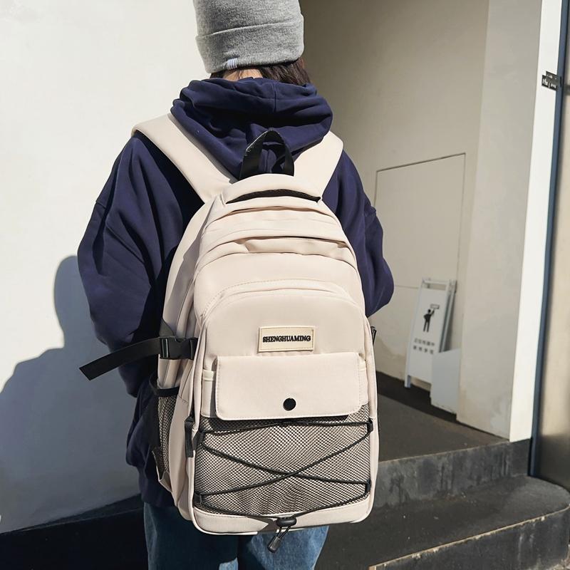 Студенческий школьный рюкзак с перекрестной веревкой — фото 4