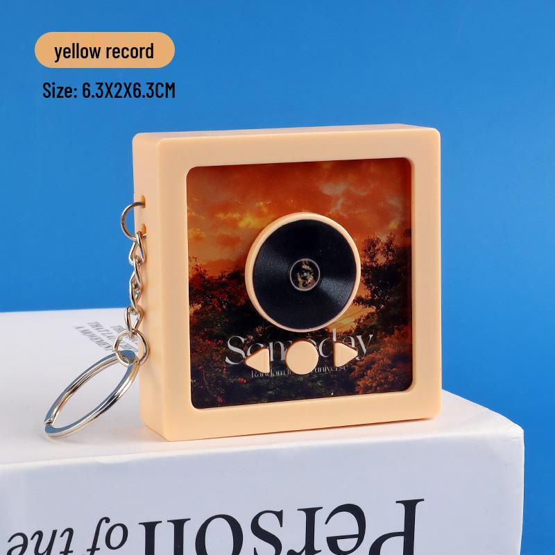 Kids' Cartoon Record Player Toy: Captures, Engages, and Delights Baby's Senses - Fun Keychain