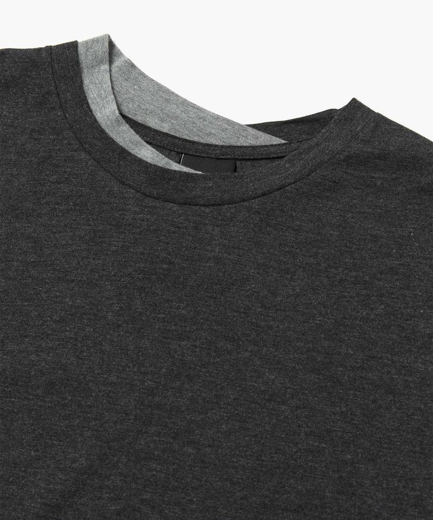 WMC Double Neck Long Sleeve_Charcoal Grey