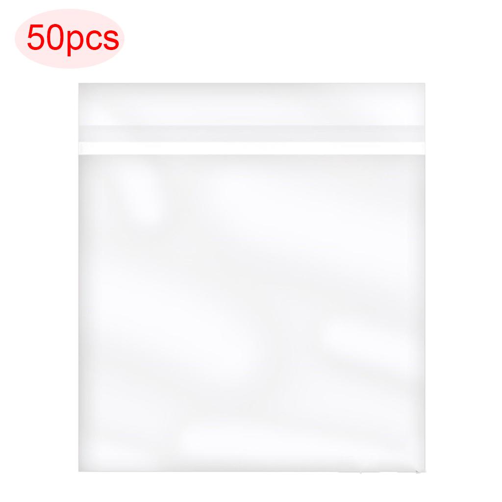 50 Stück/Set OPP Gel Schallplatten Schutzhüllen Selbstklebende Tasche für 7 Zoll Vinyl Schallplatten Plattenspieler Zubehör