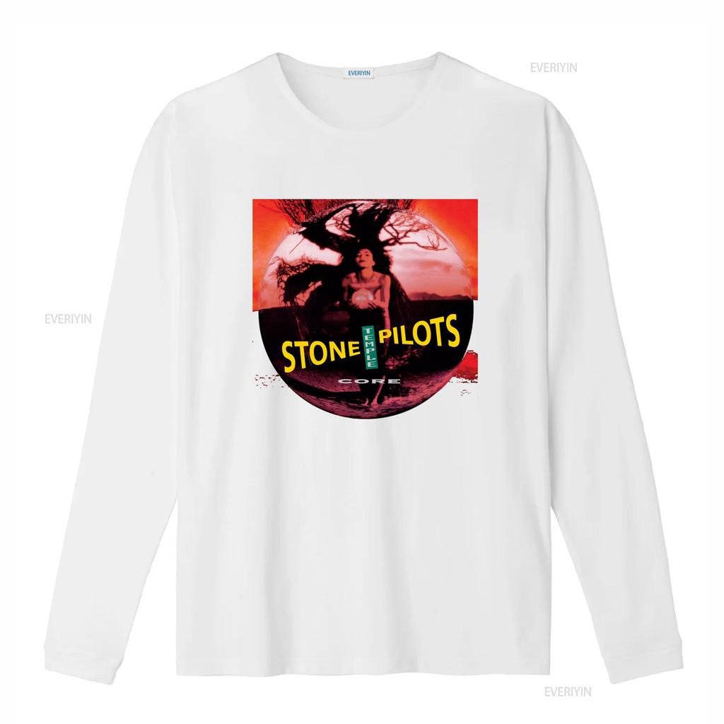 Cotton T Shirt Core Stone Temple Pilots Album Dean DeLeo Robert Band Merch Vintage Washed Homme Breathable Versatile Stretched