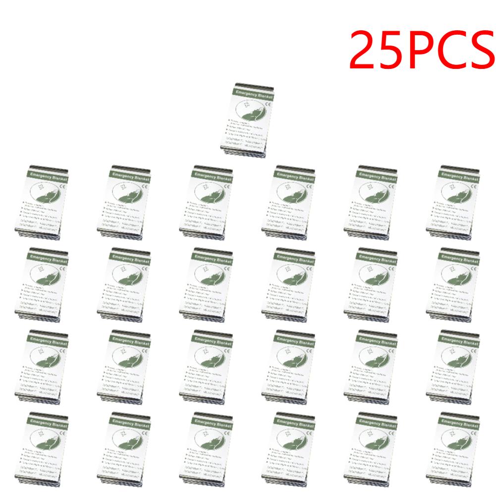 5-30PCS Emergency Blanket Outdoor Survive First Aid Rescue Kit Windproof Waterproof Foil Thermal Blanket for Camping