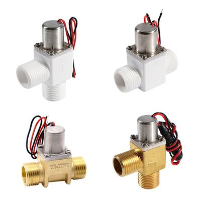 1/2" Electric Solenoid for Valve Brass Solenoid for Valve Pulse Electromagnetic for Valve Water Flow Pul Se Electromagne