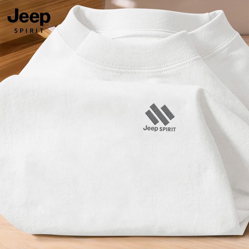 JEEP SPIRIT Men's 2026 Long Sleeve Pure Cotton T-Shirt