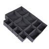 12 Piece Clothing Drawer Organizer Multifunctional Foldable Closet Drawer Organizer Bins for Sock Underwear Bra Tie