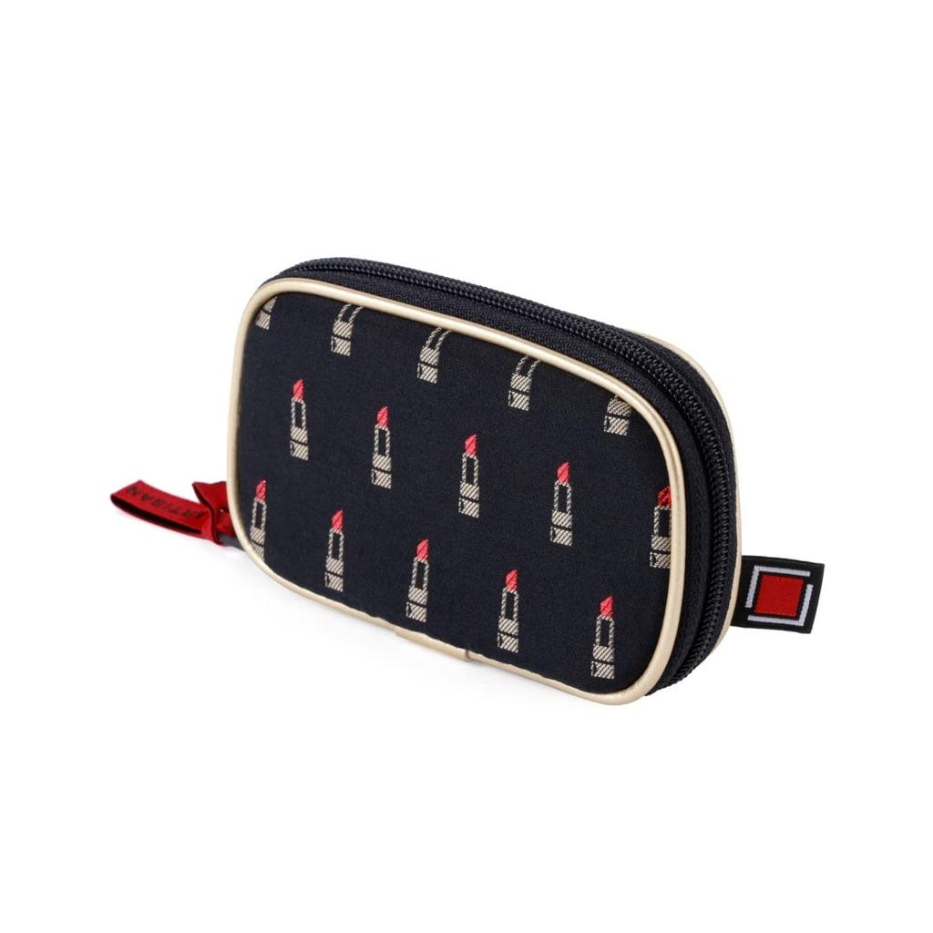 Stylish Key Pouch Valiant Rouge Black 2WP-LI752 ARTISAN&ARTIST*