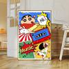 Anime C-Crayon Shin-Chan Whitepaper Poster Waterproof Paper Sticker Coffee House Bar Aesthetic Art Wall Painting