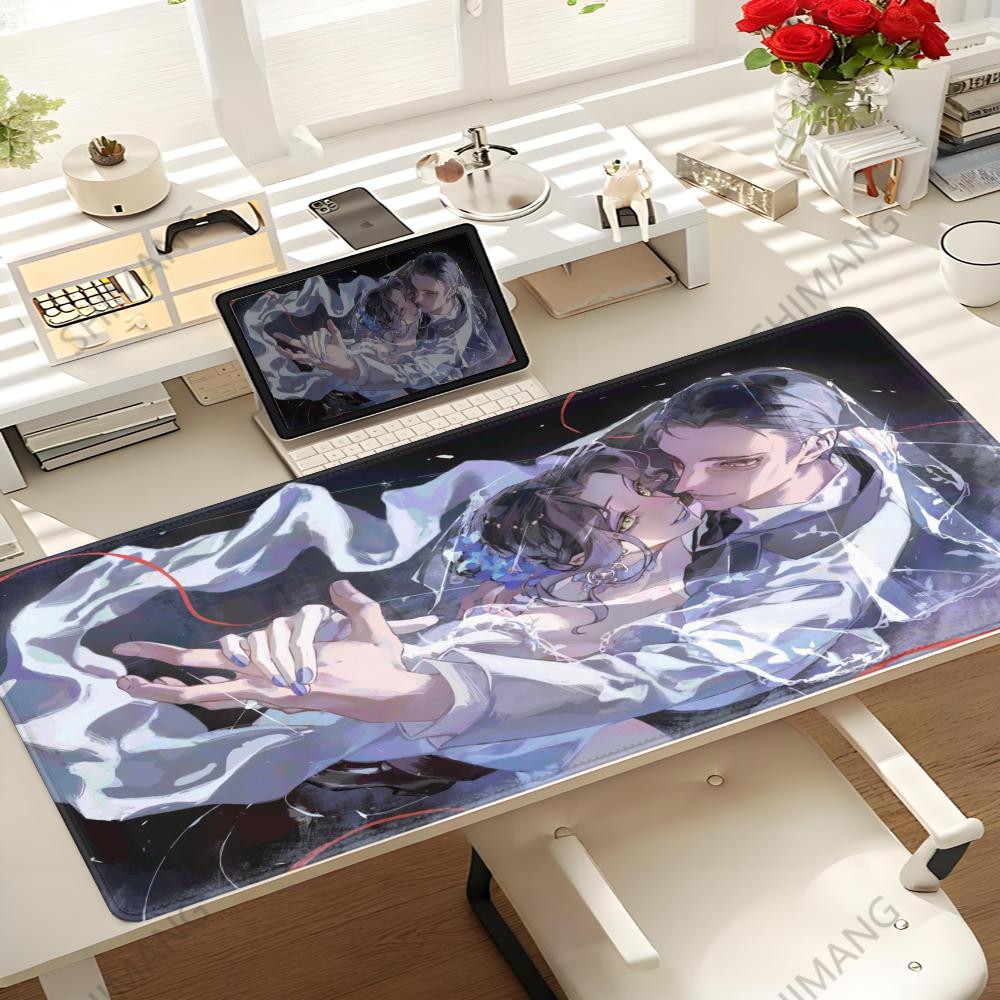 Mouse Pad PC Gaming Accessories Keyboard Pad Anime Card HD Print Desk Mouse Mat Laptop Lord of the Mysteries Non Slip Mousepad