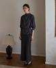 LAMEREI Essential Bias Maxi Skirt[Lmbfausk421]-Deep Charcoal