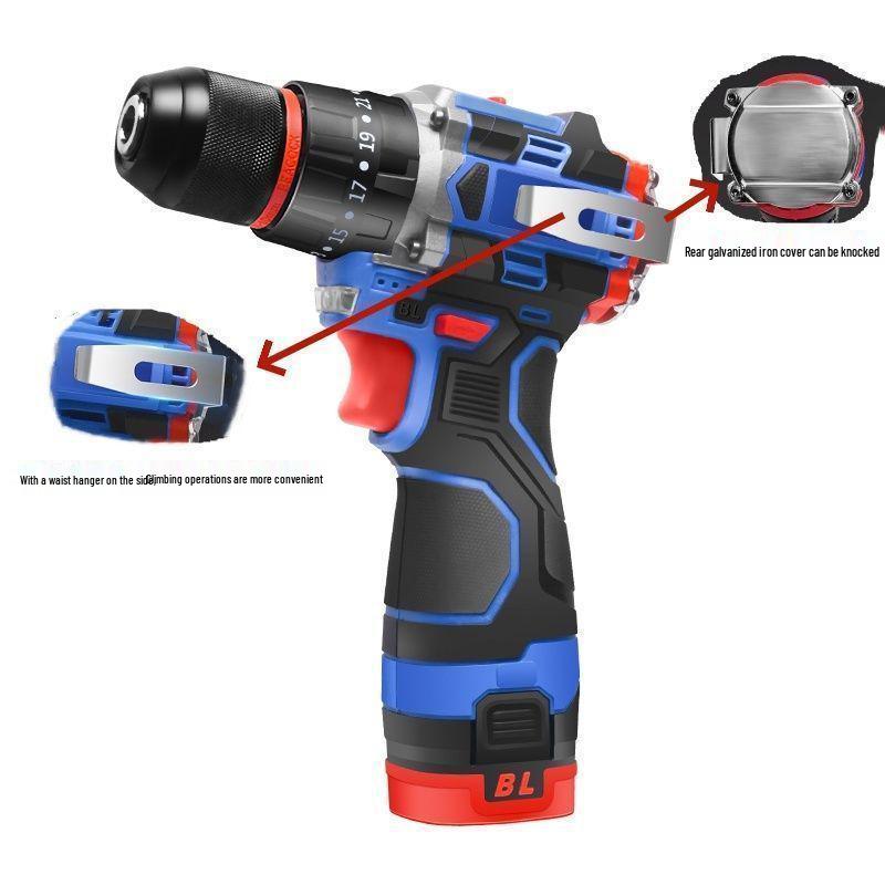 Jianlong Brushless High-Power Multifunctional Rechargeable Electric Drill & Screwdriver