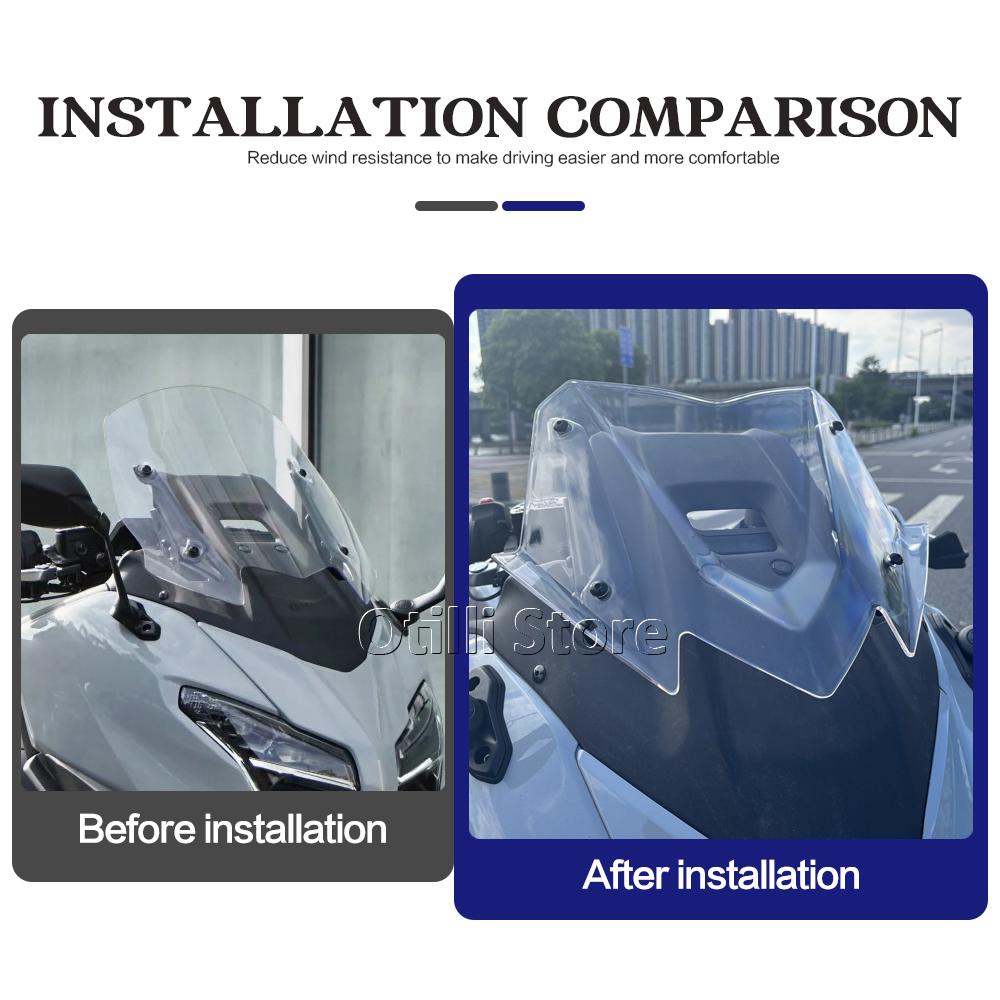 New For YAMAHA T-MAX560 TMAX560 TECH MAX T-MAX 560 2022-2026 Motorcycle V-Tech Line Sport Windshield Visor Windscreen Deflector