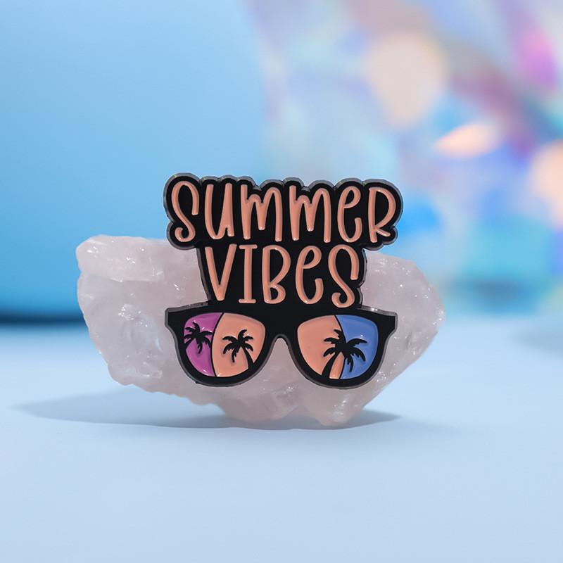 Unique Cartoon Style Sloth Shaped Brooch Badge With Colorful Rainbow Glasses For Holiday Vibes