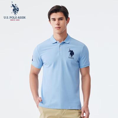 Men's Short Sleeve Business Casual Polo Shirt