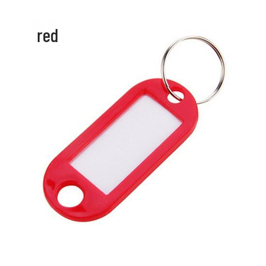 Colorful Plastic Keychain Tag and Luggage Label