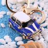 Alloy   3D Hollow Carved Simulation   Sporty Car Key Chain Bag   Pendant (Red)