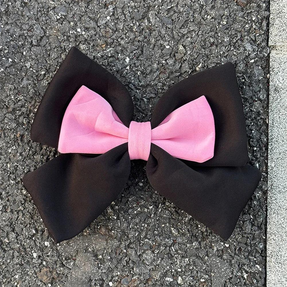 Motorcycle Helmet Decoration 3D Dual-color Bow Electric Bike Helmet Accessories for Car Body Decoration Bowknot For Girl Women