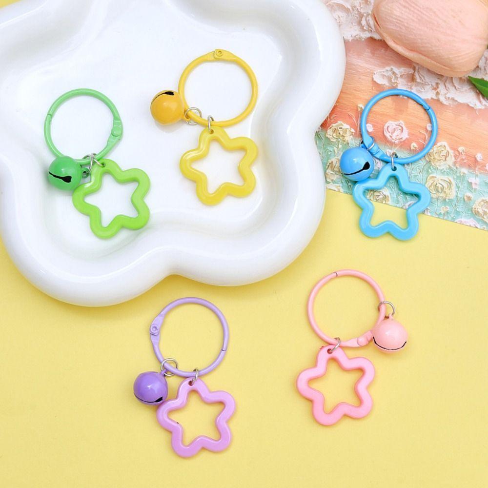 

Акриловый брелок с подвеской, украшение для сумки, брелок для ключей, аксессуары для ключей от автомобиля, брелок с пятиконечной звездой