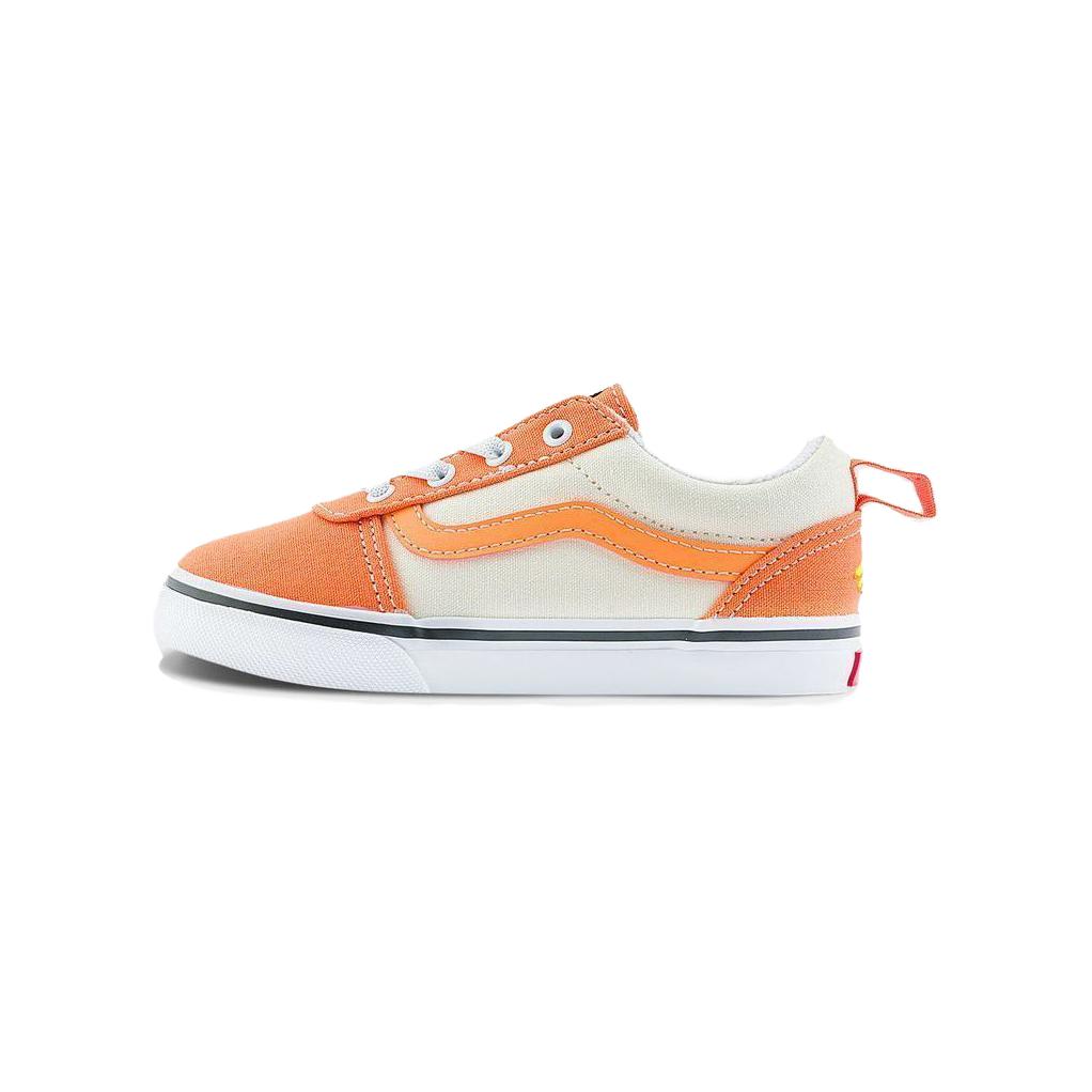 Vans Ward Slip On Low Top Walker Shoes Baby sneaker Orange VN0A3QU1ORA