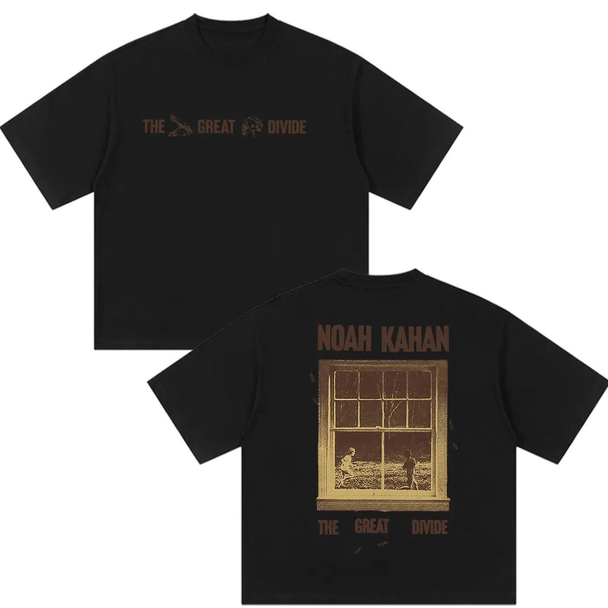 Noah Kahan The Great Divide Tour 2026 Graphic T Shirts Men s Women Harajuku Vintage Hip Hop Oversized Cotton T-shirt Streetwear 4XL