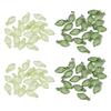 50 teile/beutel Acryl Grün Mini Blatt Form Perlen DIY Armband Halskette Ohrringe Schmuck Machen Zubehör