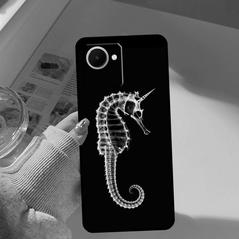 Seahorse For Realme C67 C75 C61 C55 C53 C51 C21Y C25S GT 7 Pro 5 6 GT 6T 10 11 12 13 14 Pro Plus Case