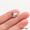 6pcs Fashion Pendant Alien Spaceship Moon Stainless Steel Charms For Jewelry Making Bag Kychain Charm DIY Necklace Earrings Bulk