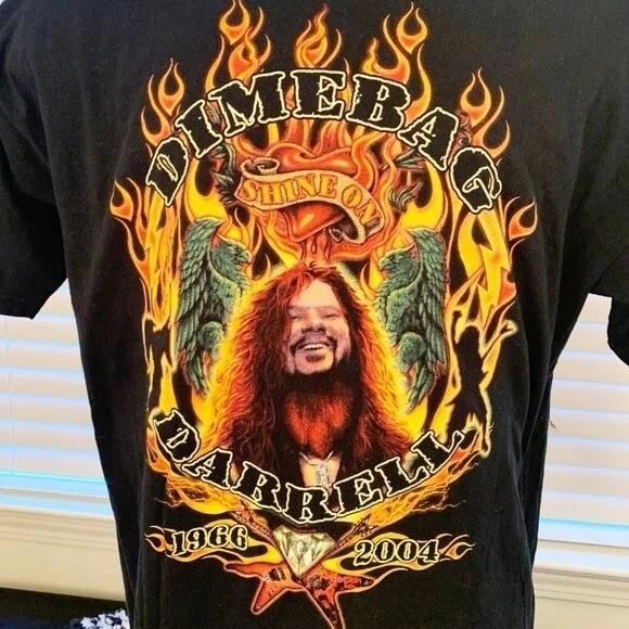 Vtg Damageplan Band Darrell Skull 19962004 Shirt Black S5XL ZL188 L