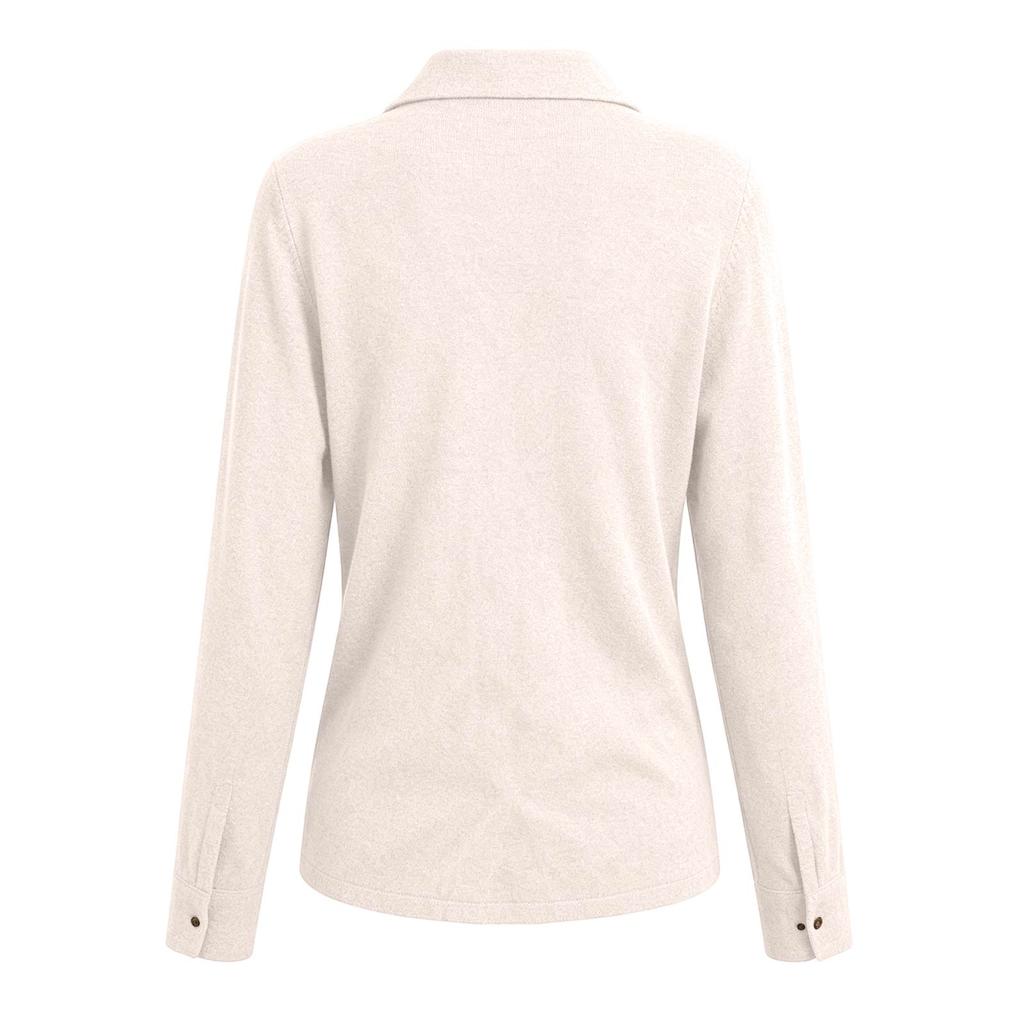 Women's Casual Knit Collar Shirt for Everyday Wear
