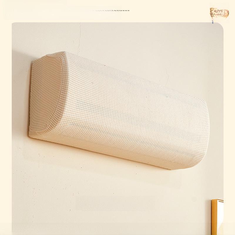 Elastyczny Pokrowiec Przeciwkurzowy i Zasłona Uniwersalna na Klimatyzator w Jednolitym Kolorze