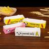 100PCS Boat Shape Sausage Tray Paperboard Takeaway Container Hot Dog Packaging Box  Catering Use