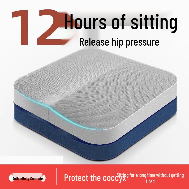 GREAT LIFE Ergonomic Memory Foam Seat Cushion