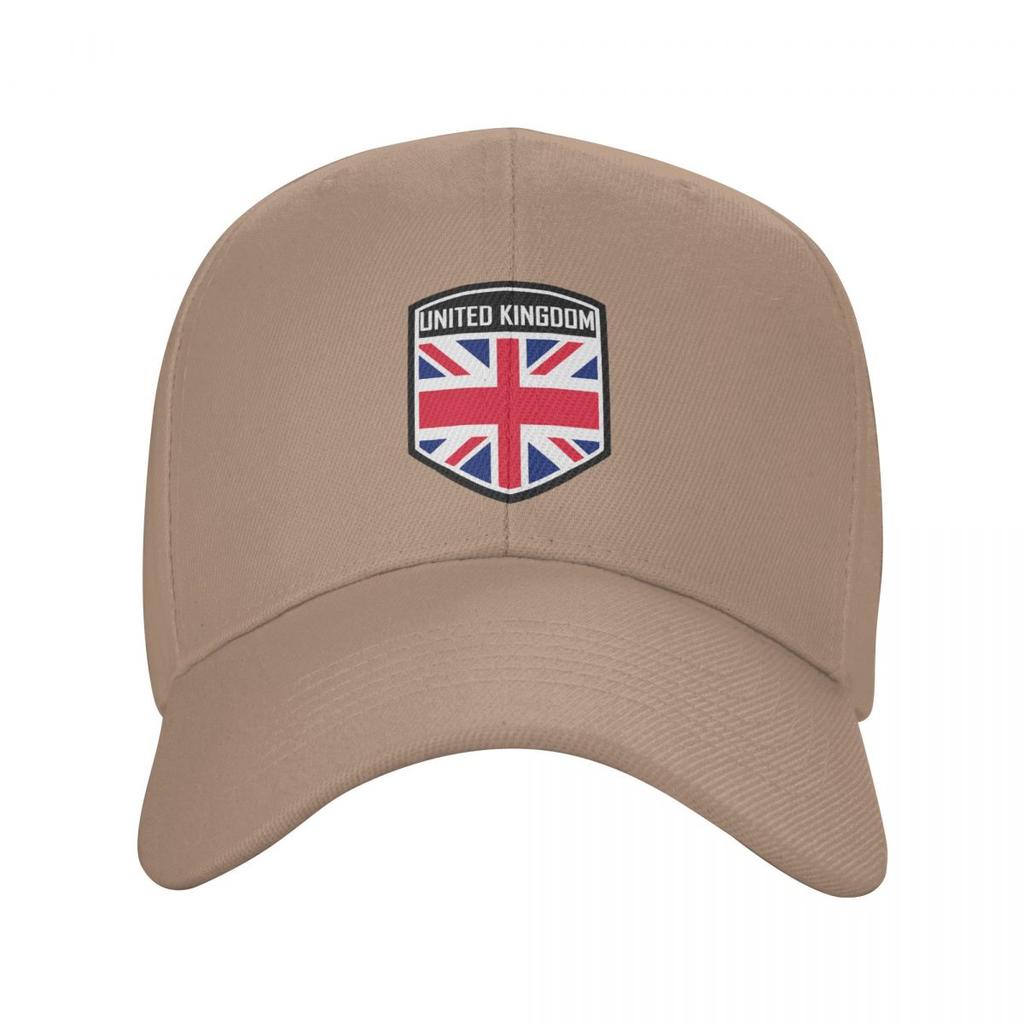 Custom Fashion Unisex British UK United Kingdom Flag Baseball Cap Adult Adjustable Dad Hat Unisex Women Sports Snapback Caps