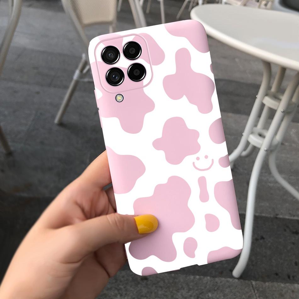 For Samsung Galaxy M53 Phone Case Fashion Cute Pattern Macaroon Silicone Soft Cases For Samsung M53 M33 M22 4G 5G Back Cover