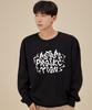 ASTRAL PROJECTION Hayes Lettering Loose Fit Sweatshirt_Black
