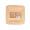 Assiettes à dessert - Eco Responsable - Set de 4 - Bambou Biodegradable - Diamètre 18 cm - Beige