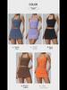 Women’s Cross-Border Sportswear: Tennis Skirt & Yoga Suit with Pockets – Two-Piece for Running, Outdoor Activities & Fitness