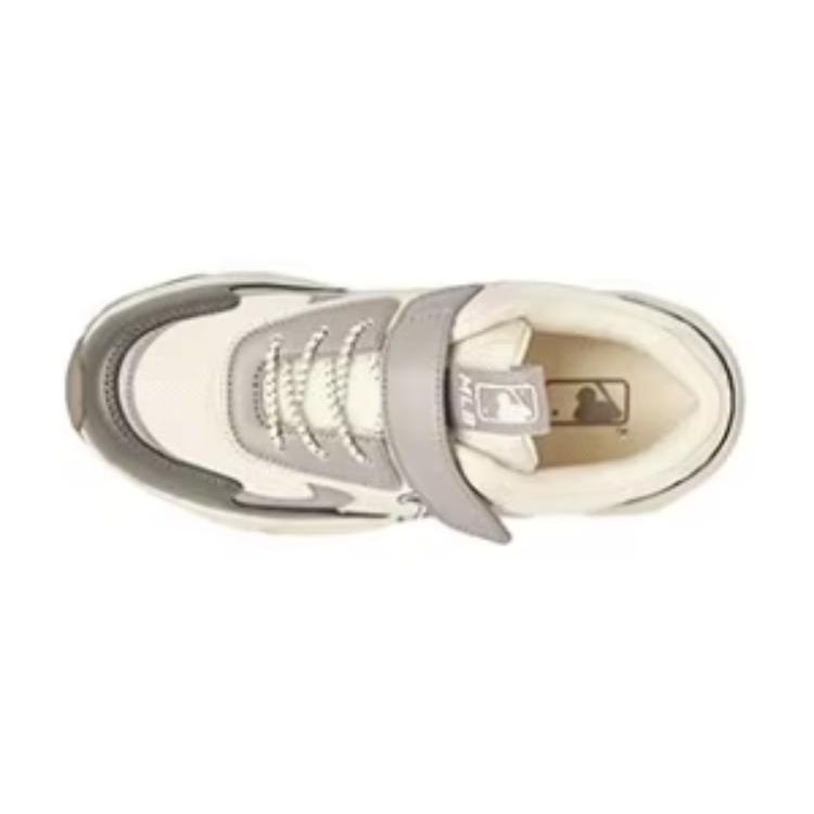 MLB Big Ball Chunky Comfortable Versatile Durable Low-Top Casual Shoes Kids Sneaker Gray 7ASHC313N-43GRS