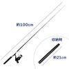 Fishing Rod Spinning Reel Set and Compact Pocket Fishing 21cm Set of Qb300079a33n0 [Orld Gear] Pen-shaped & "Tetold B2" <Lightweight Rod/closed