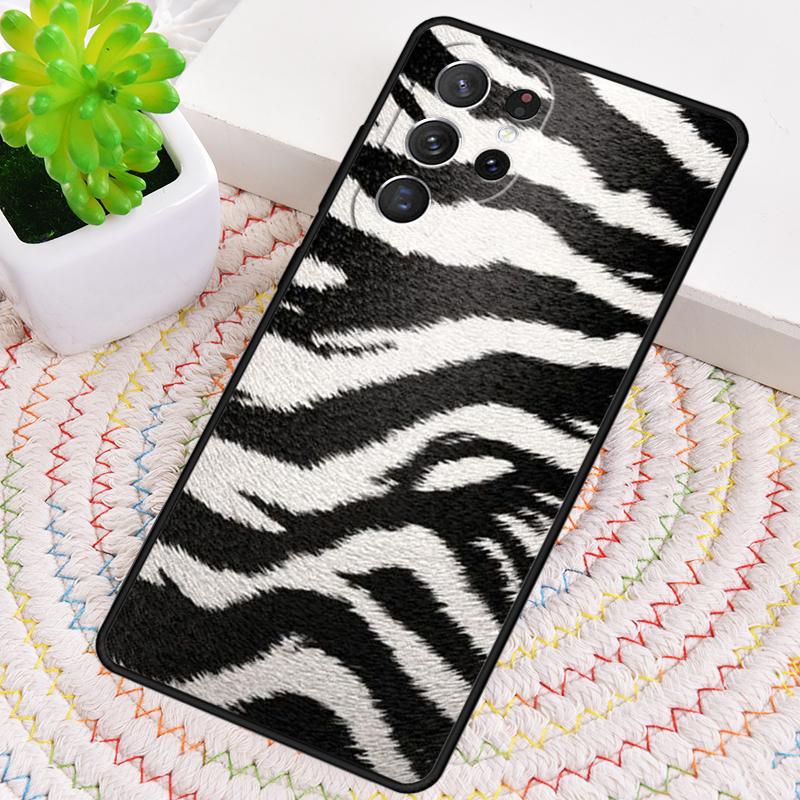 Zebra Pattern Animal TPU Phone Case For Samsung Galaxy note 10 pro S26 S25 S24 S23 S22 Ultra Plus S21 FE S20 Shockproof Cover
