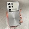 Aurora Große Fenster Hard Case für Samsung Galaxy S26 S2 Ultra S23 S24 Einfarbige Kamera Schutz Stoßfeste Hülle