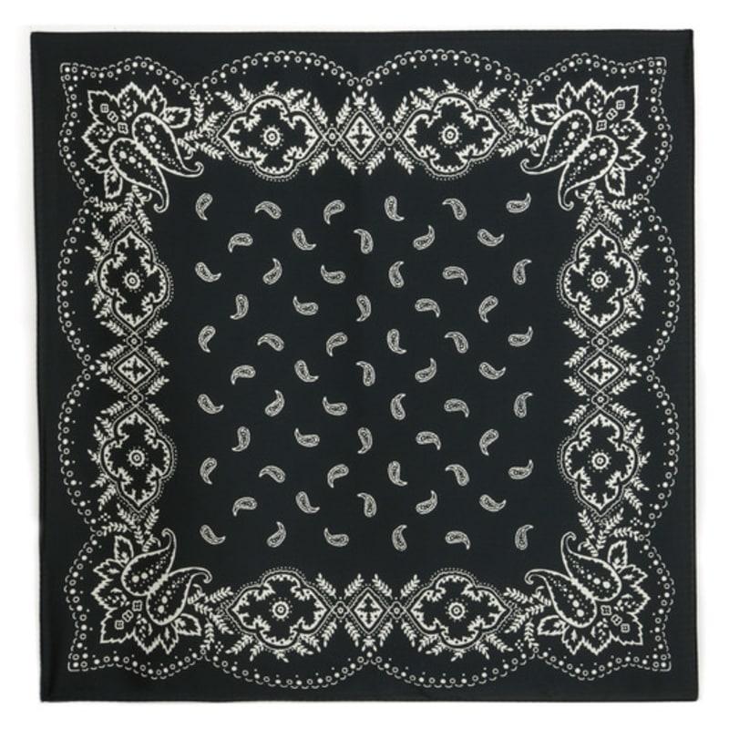 DOYOUKNOWMC ALL SEASON Paisley Print Black Petite Scarf